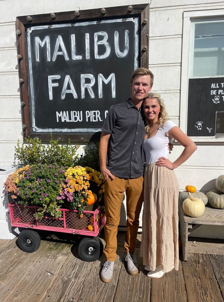 A cute surprise lunch date at Malibu Farms! 