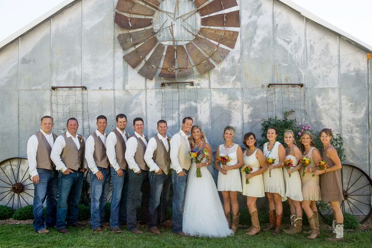 country casual wedding dress