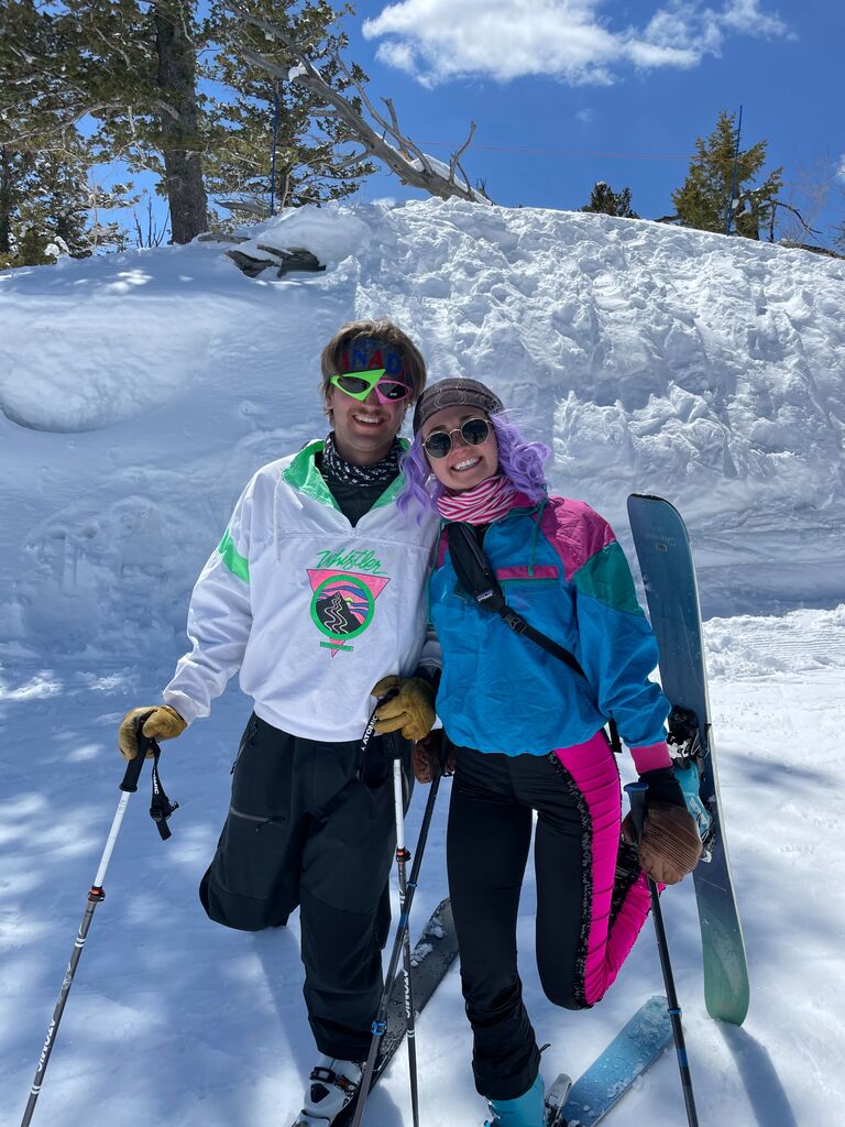 More spring skiing! More costumes! More wigs! 