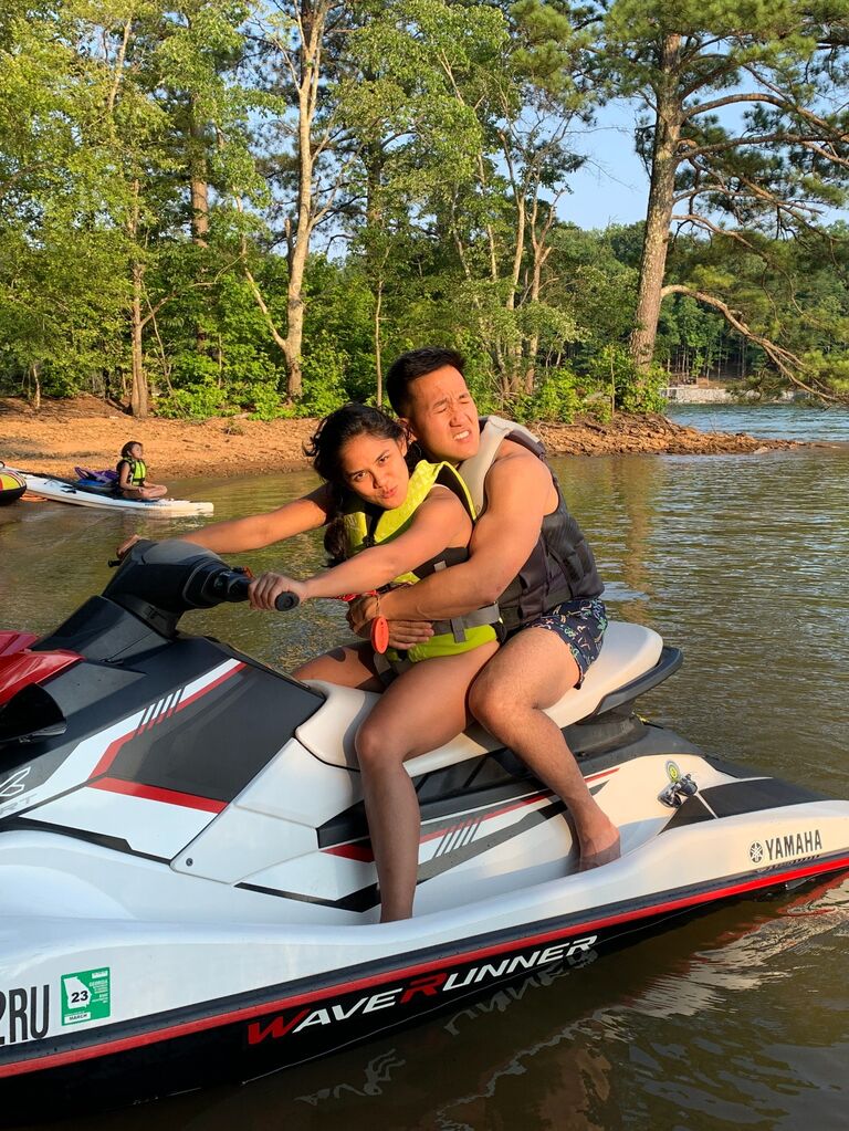 Jordan's first time spending time with Chederli's family as *her boyfriend*. This was how Jordan felt about the whirlwind experience! 