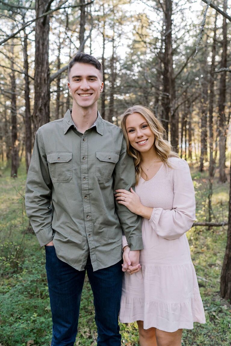 Engagement photos in the Wichita Mountains