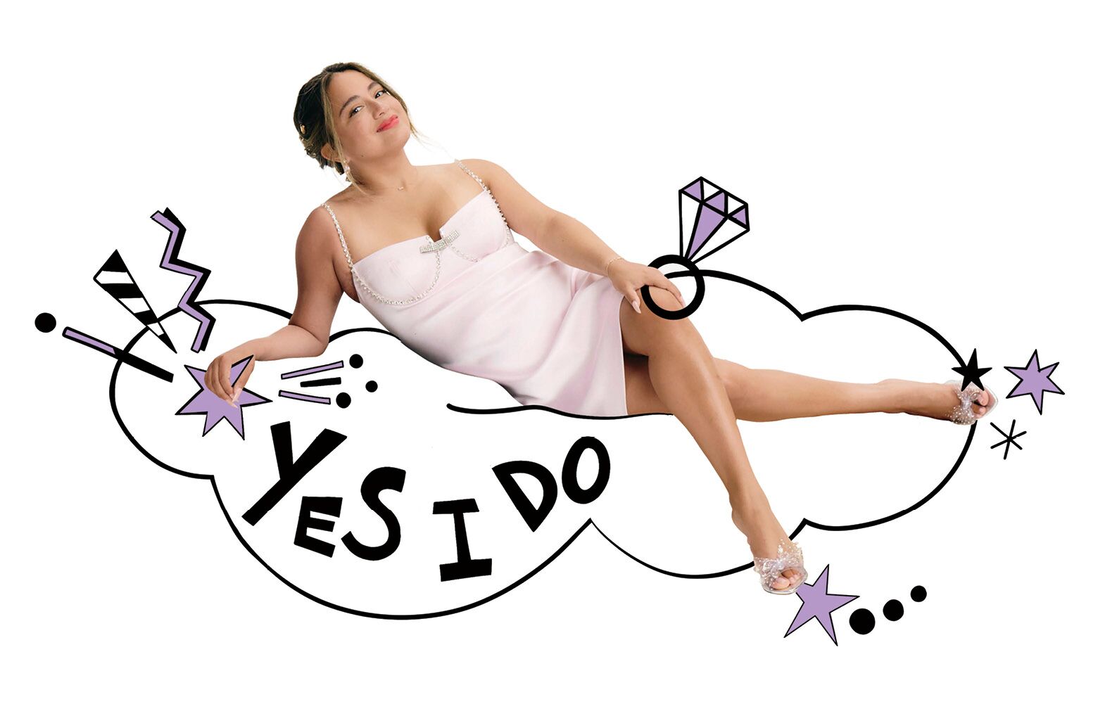 Ally Brooke with illustrations