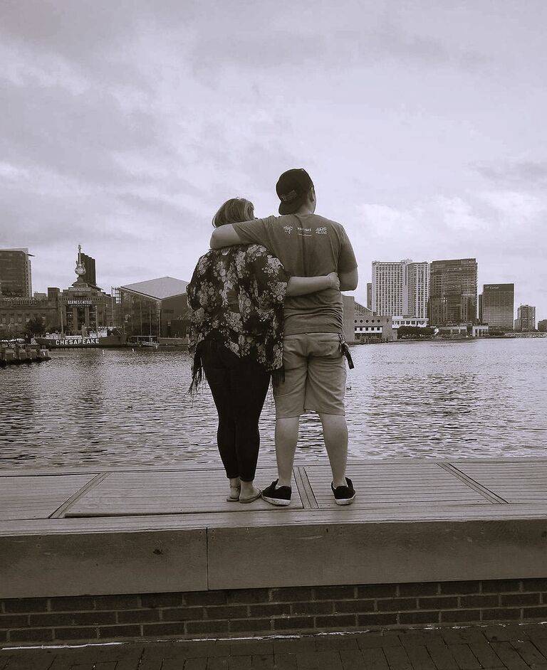 Morgan graduated from Salisbury University and moved home to Baltimore to live with Keegan and his family. 