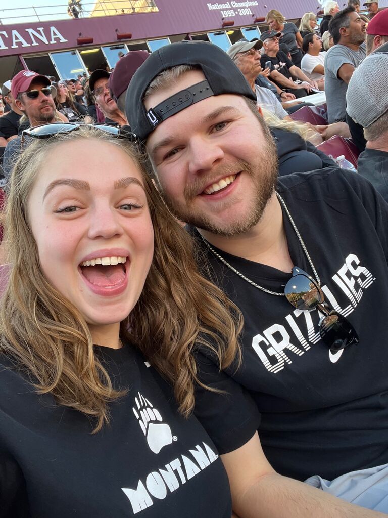 Black out Griz football game together
