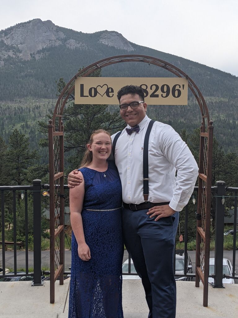 We went to Julian's cousins' wedding where I met lots of his family.