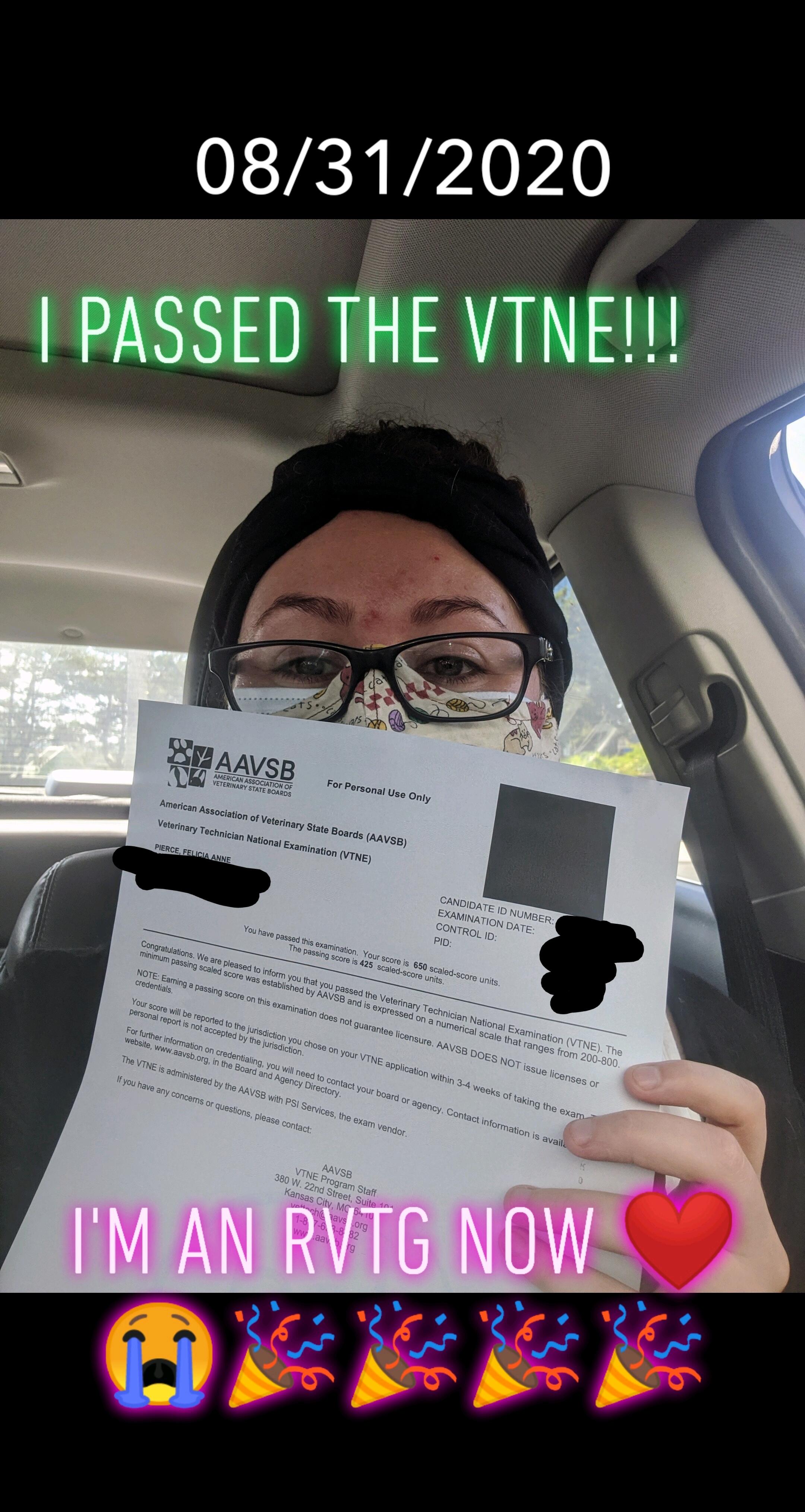I got licensed!