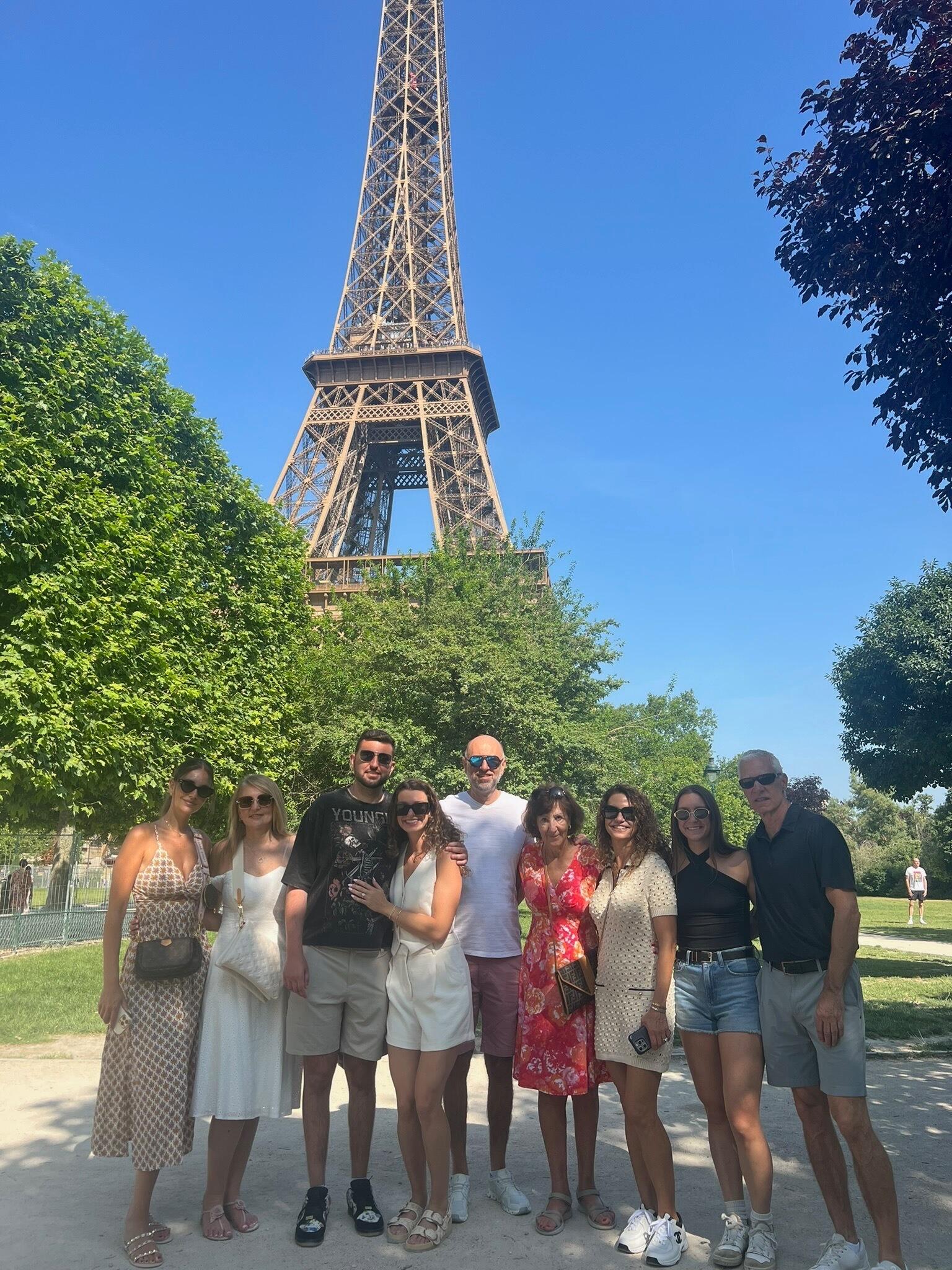 Success! Andrew not only surprised Ellie with the trip to Paris & engagement, but also organized their families to join them for an unforgettable weekend in Paris!