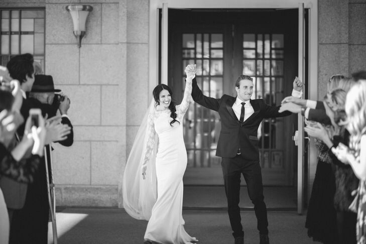 A Traditional Mormon Wedding At Red Butte Garden In Salt Lake City