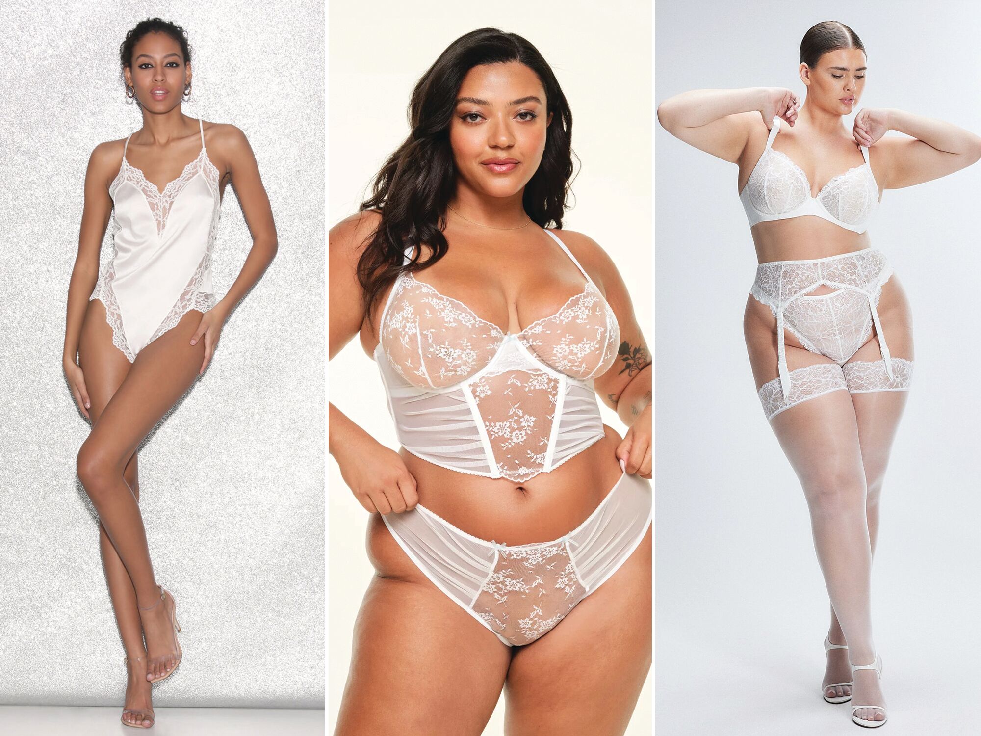 Three wedding night lingerie looks