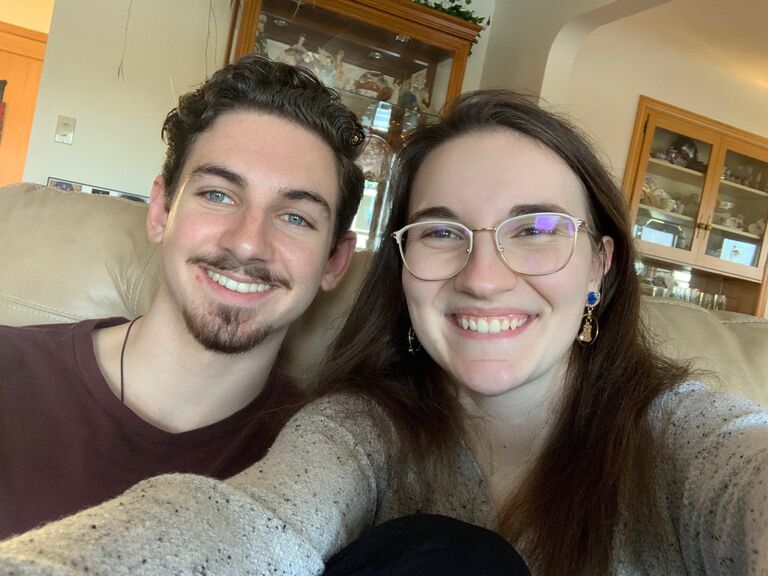 Sarah gets to bring her man home for Christmas. 
