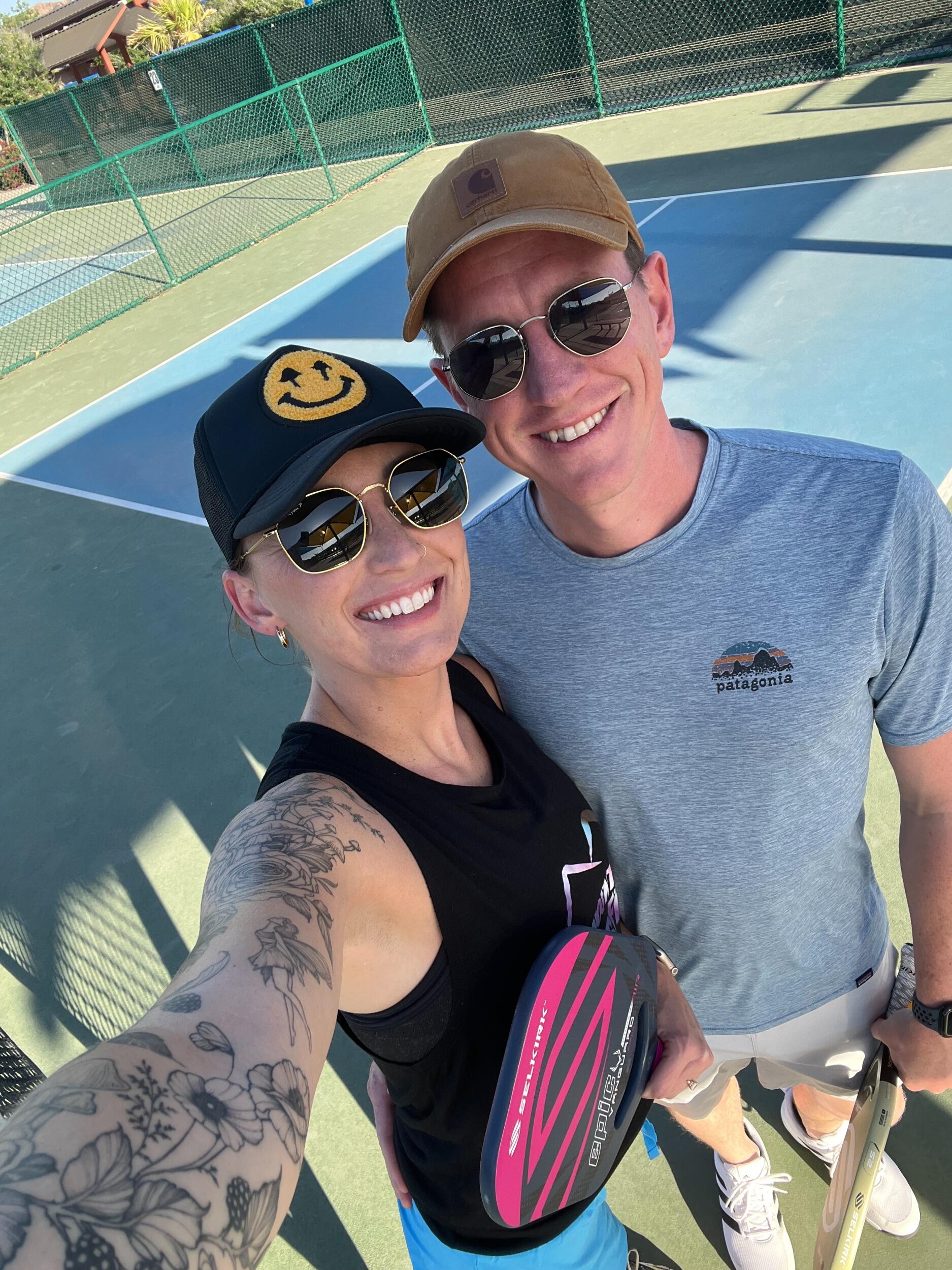 No we play pickleball when it's not deathly hot like any good Southern Utah couple.