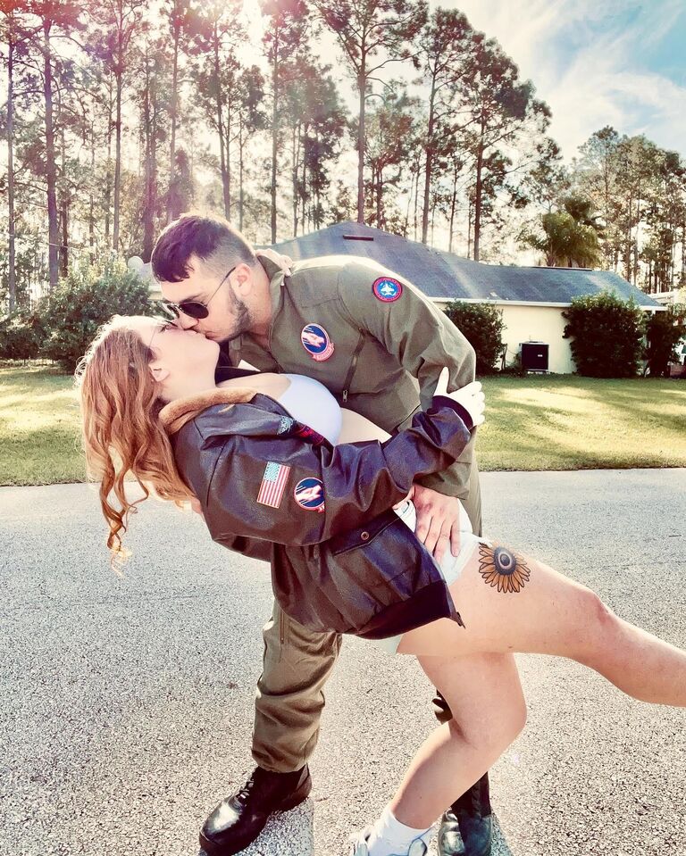 First party we attended as an engaged couple
