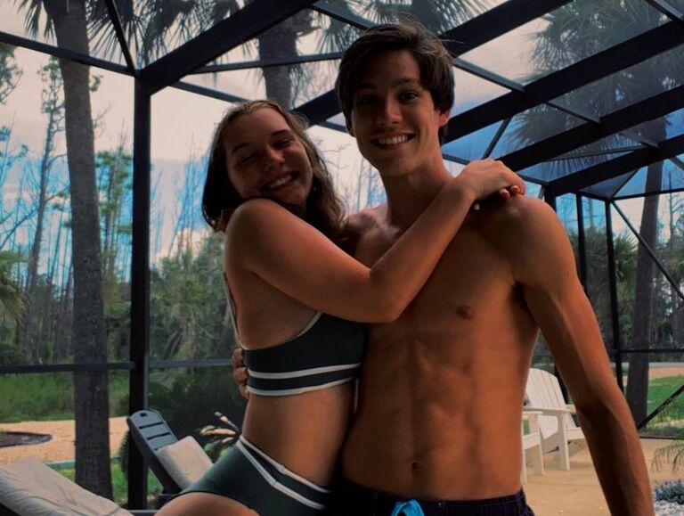 They went on their first vacation together and while having a walk on the beach, they saw a turtle come out of the ocean. They proceeded to watch this turtle for 3 hours and she ended up laying eggs. As the turtle was walking on the beach, Jacob and Chloe looked up and saw a shooting star. This was arguably one of the most amazing things they've experienced together.