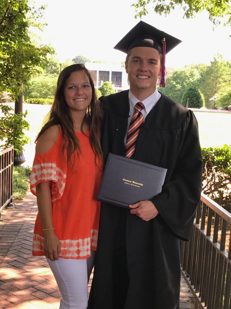 Clemson -- Brendan graduates and moves to Greenville!