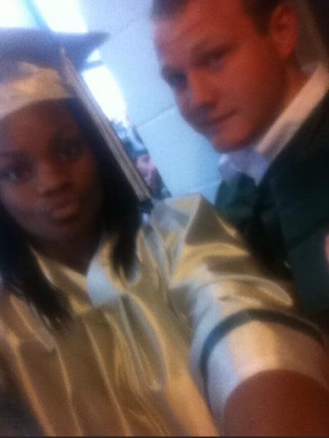 How we met : 
We met in English class at Tuscarora high school our senior year. We instantly  became friends. That was the start of our ever lasting friendship. This is one of our first pictures together at our graduation in 2014