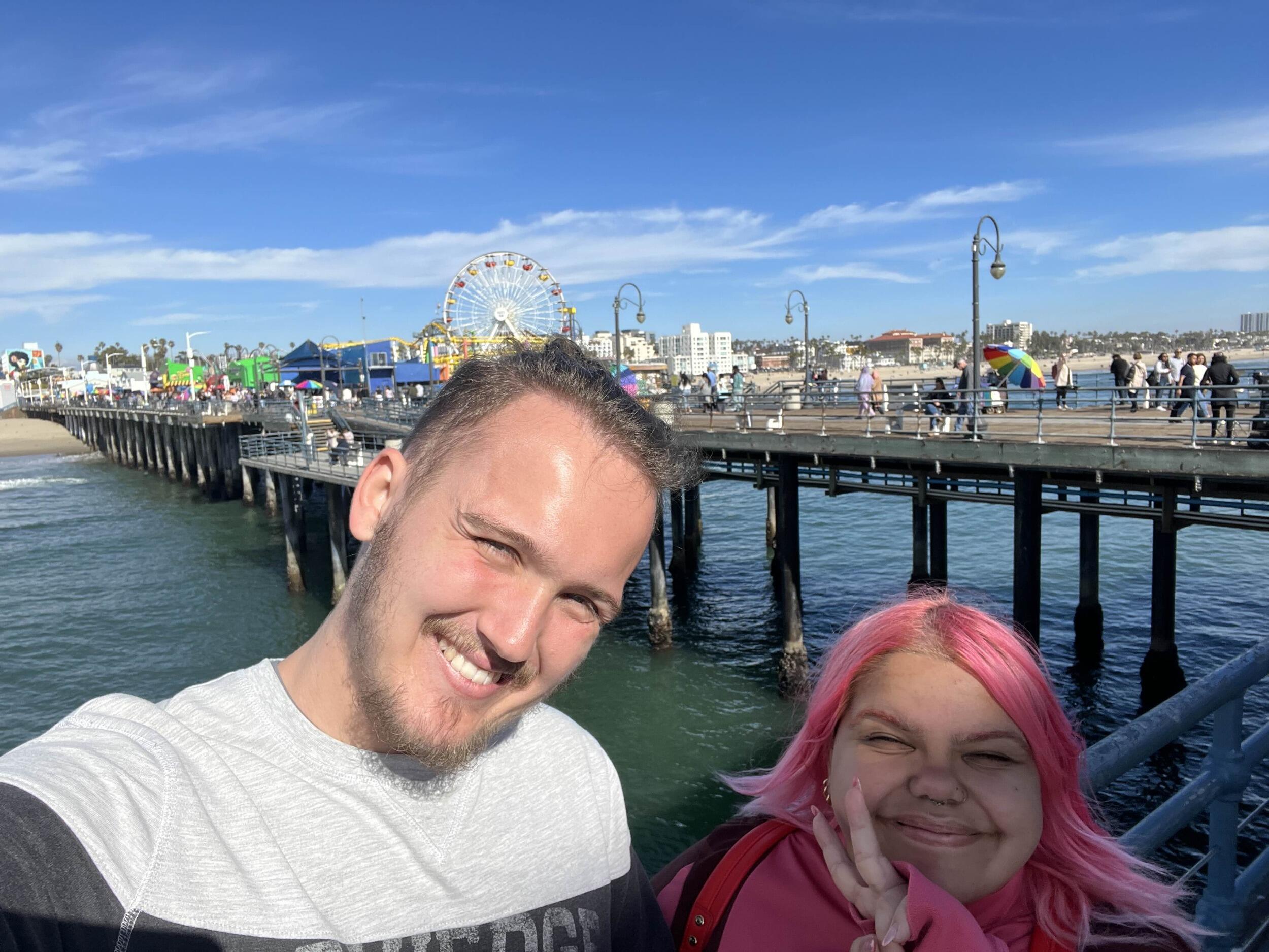 Santa Monica Pier.