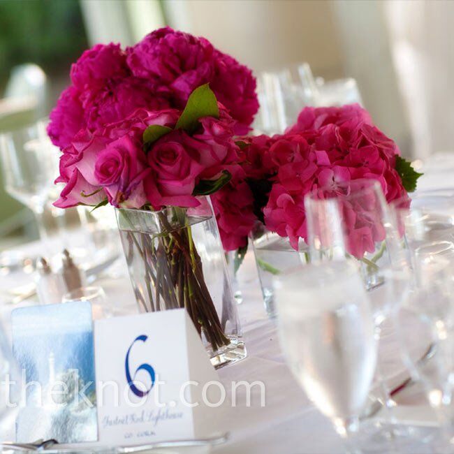 Pink Floral Centerpieces