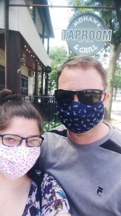 We celebrated 10 years together at our favorite watering hole. It wasn't the grand celebration we had hoped for but the global pandemic had other ideas.