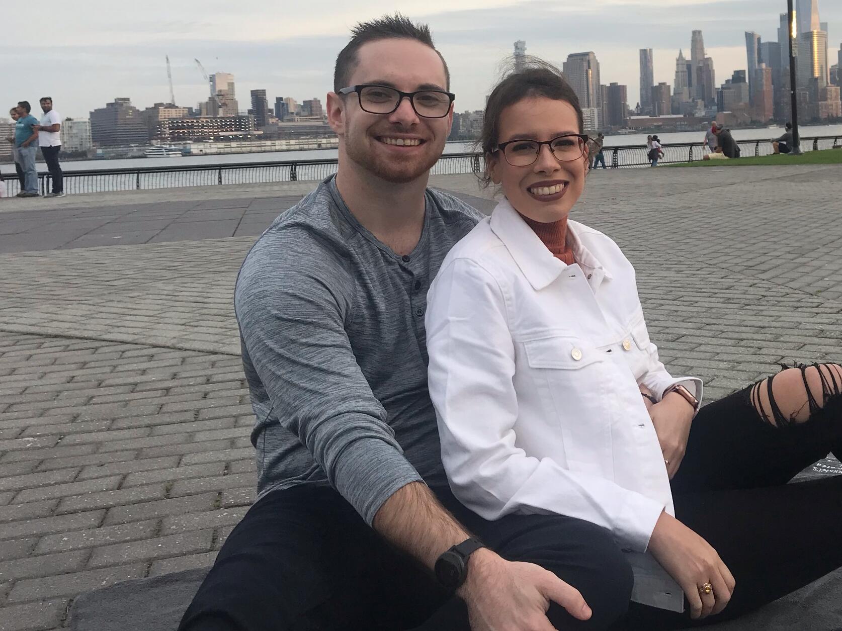 One of our first pictures together having a double date in Hoboken & Jersey City. 