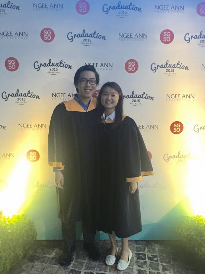 Our first photo together (as friends) when we were much younger