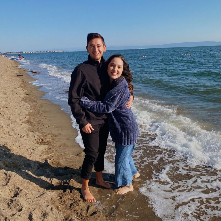 After many dates, Alex asked Gabriella to be his girlfriend during a picnic on the shoreline in Alameda. From that moment on, Alameda became a special getaway—a peaceful escape from their busy lives in Berkeley.