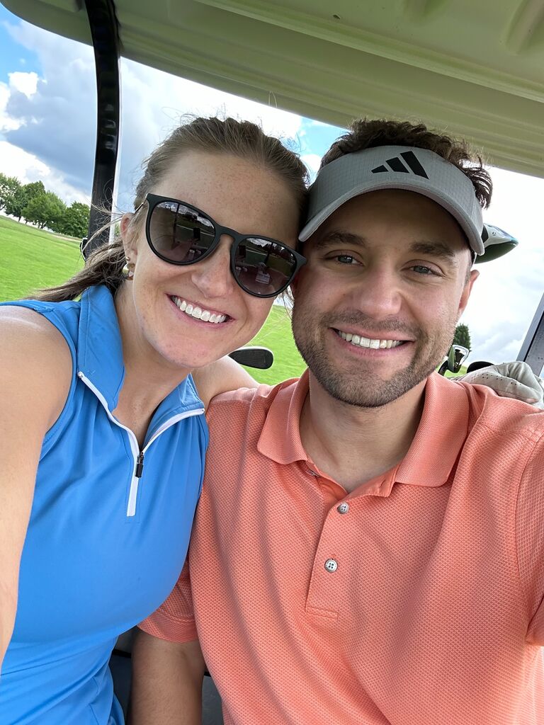 One of our favorite activities to do together is golf! We also love to cook and play board games.