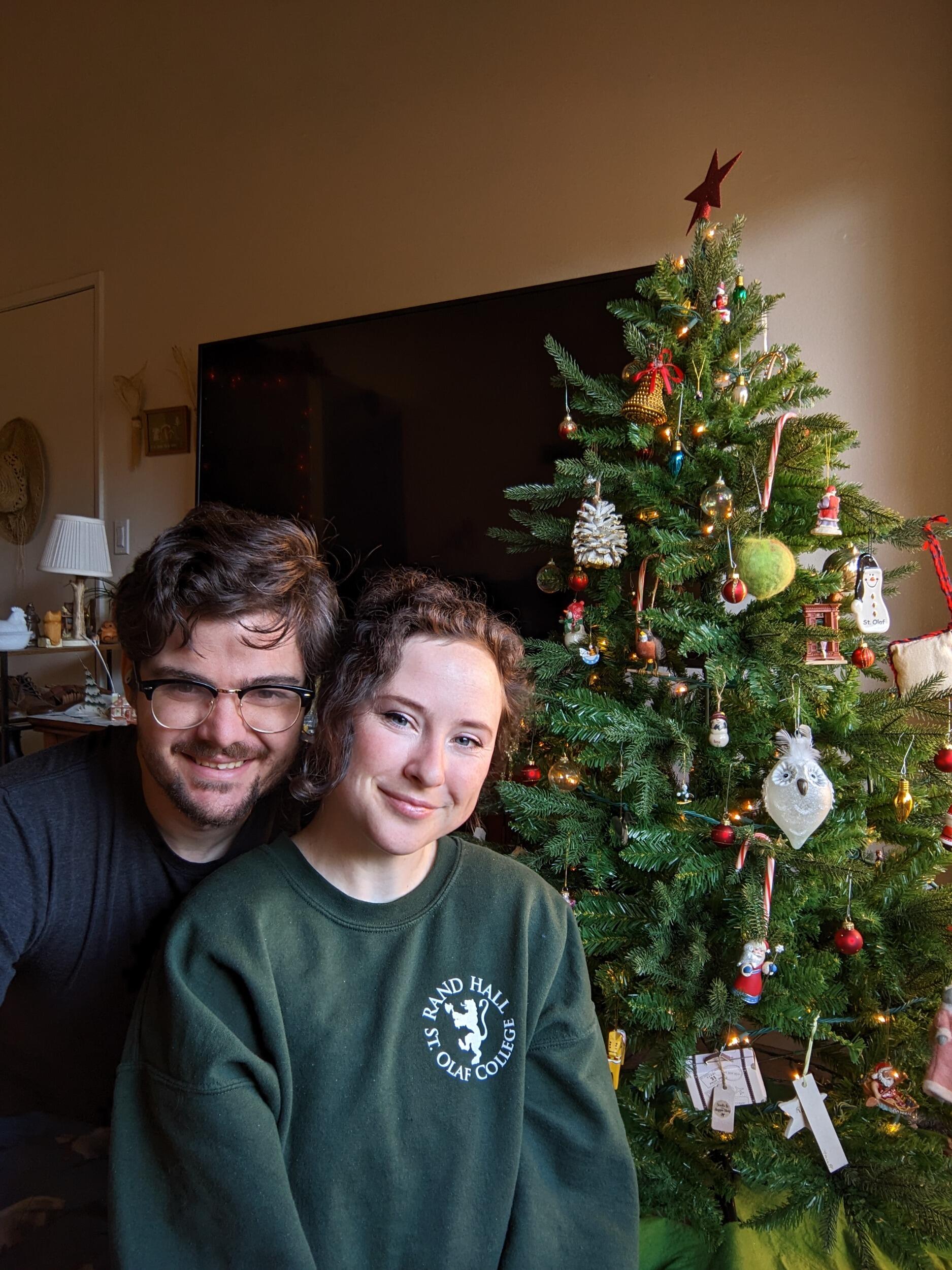 This year Rosie bought a faux Christmas tree. Looks pretty good for a fake, right?!