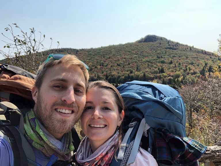 Backpacking in Grayson Highlands State Park, VA