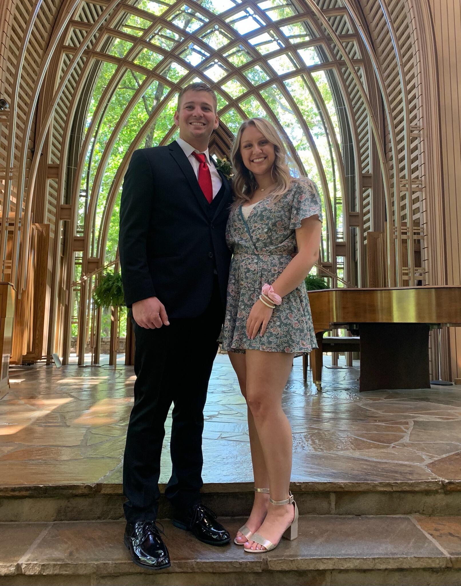 One of many weddings attended together!