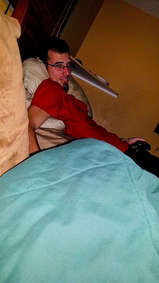 First time we actually hung out. He was playing Final Fantasy.