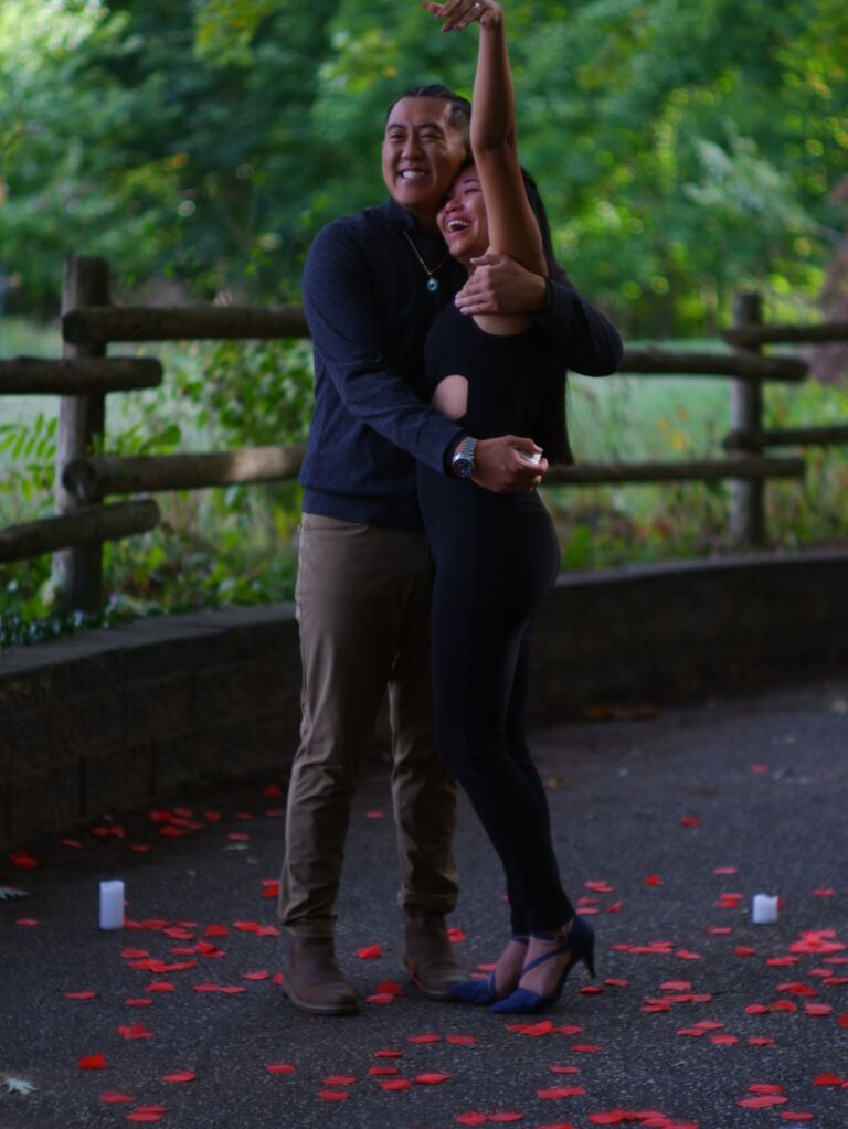 After 10 years of dating, we got engaged!