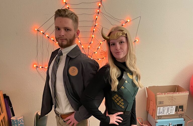 Halloween 2021 - We Were Loki & Sylvie from the Loki TV Show on Disney+