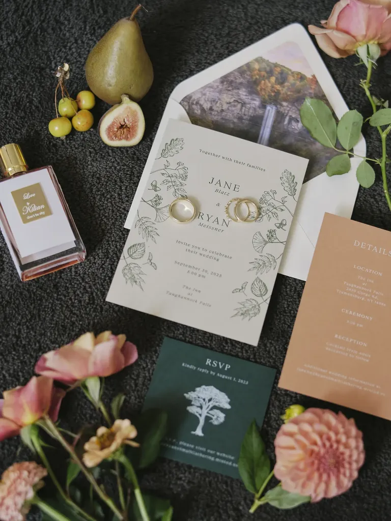 Forest themed wedding invitation suite, taylor swift themed wedding