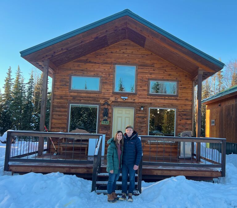 Purchased our first house! Two cabins in Kenai, AK