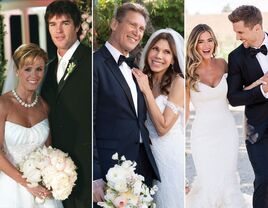 Collage of Bachelor wedding photos 