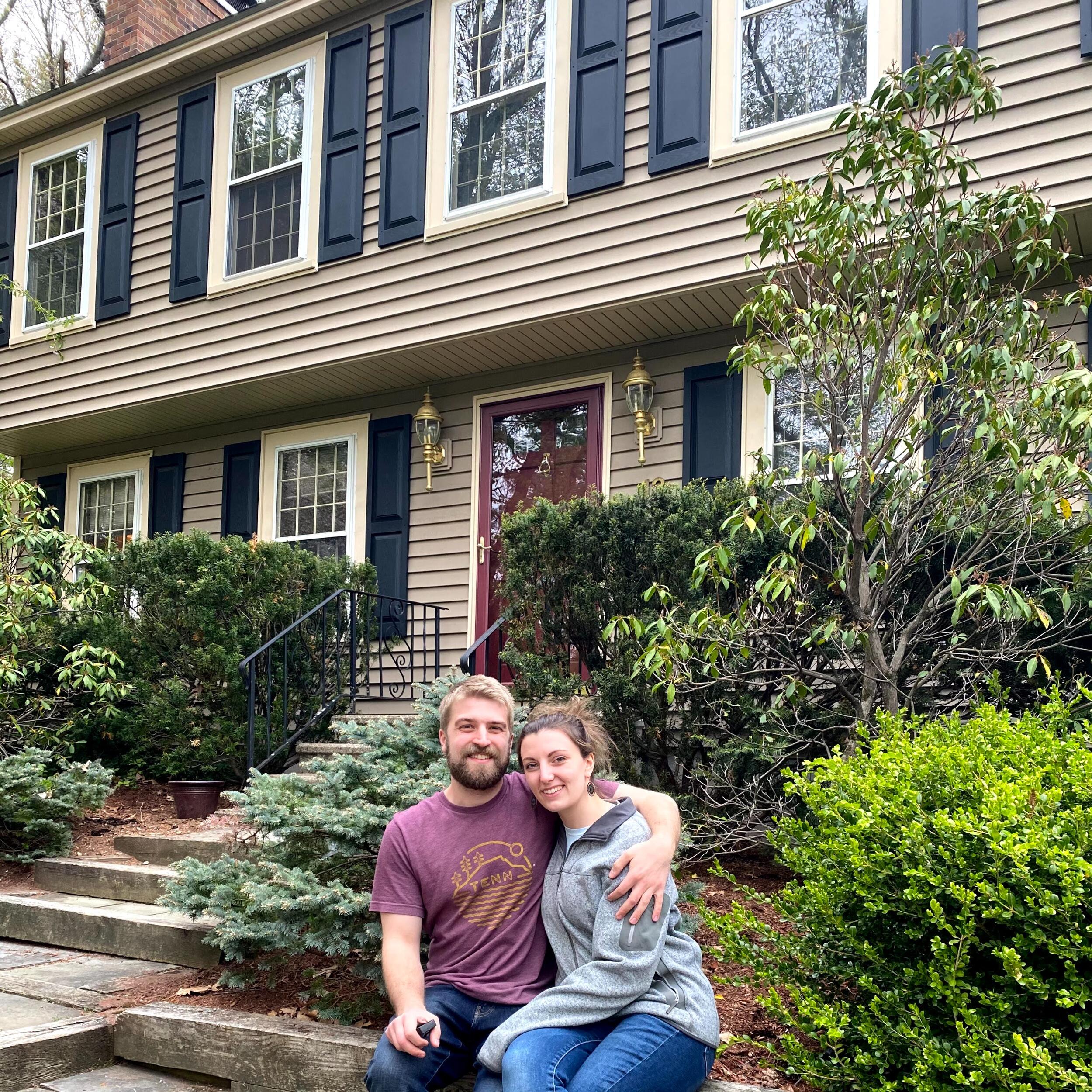 Sam and John close on their first house and began renovations.