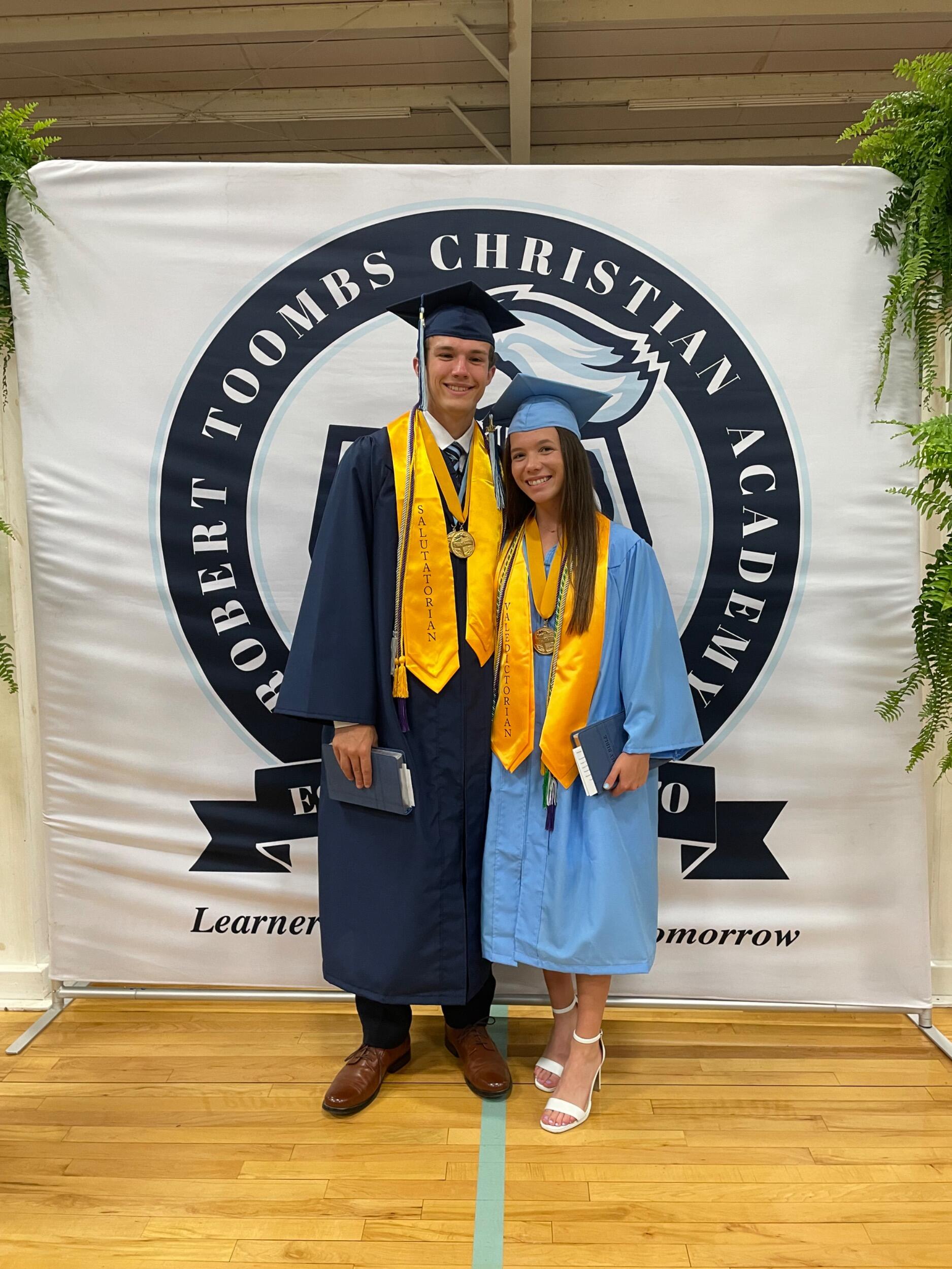 Jackson and Ellie graduate from RTCA together in May of 2022