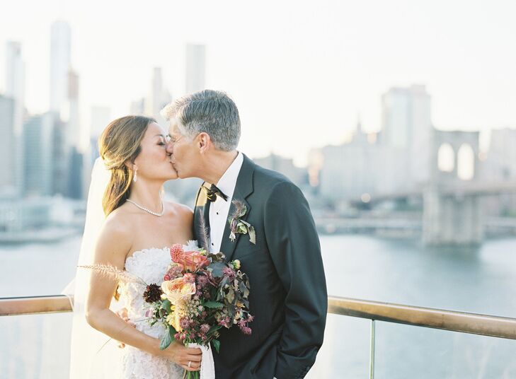 A Modern, Local Love Wedding at 1 Hotel Brooklyn Bridge in 