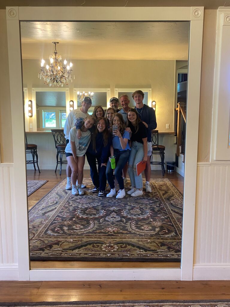 Taking our families to see our venue! 