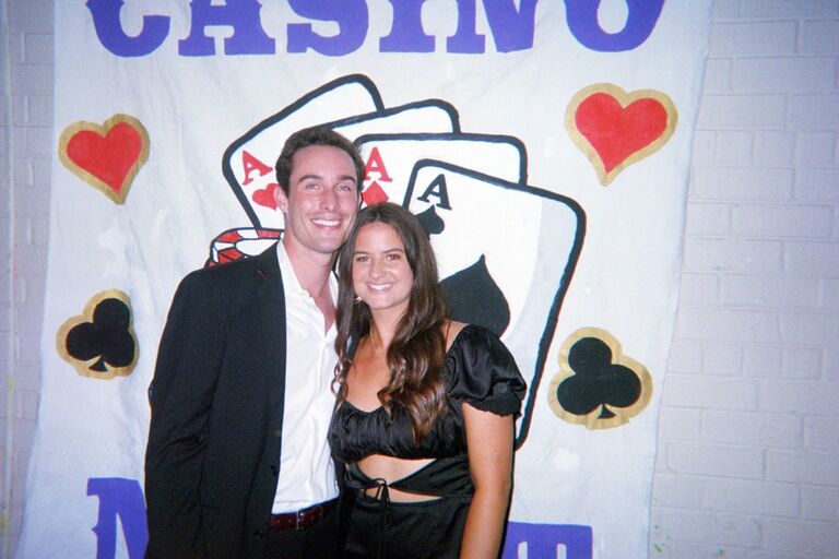 Our first Fiji Date party together! Actually, our first date party!