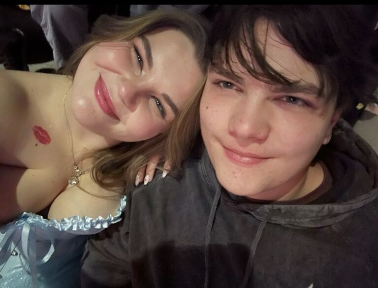 Our first concert together, up in the nosebleeds, that the groom graciously agreed to attend last minute 