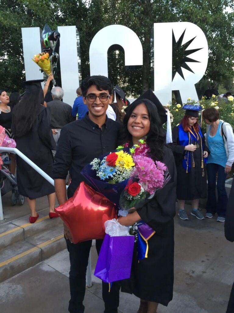 Vashti graduated with her B.A in Liberal Studies from UCR!