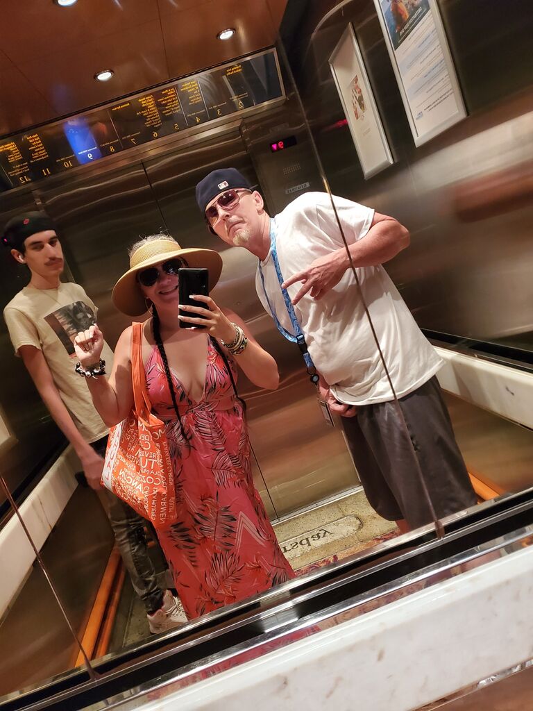 First time going out of the country as a family! Also Rich's first trip out of the country! 
