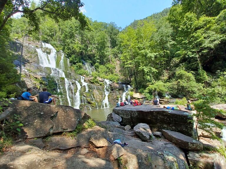 4th Falls at the Wilds Camp in Brevard, NC