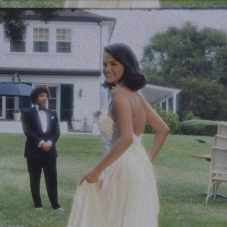 Selena Gomez and Benny Blanco on their wedding day