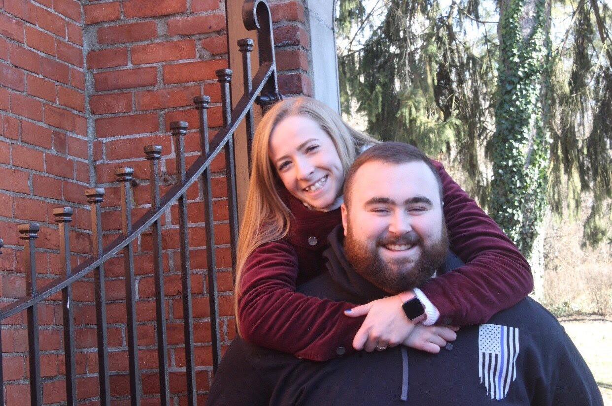We took pictures at Jeffrey Mansion over our winter break since we were home from college!