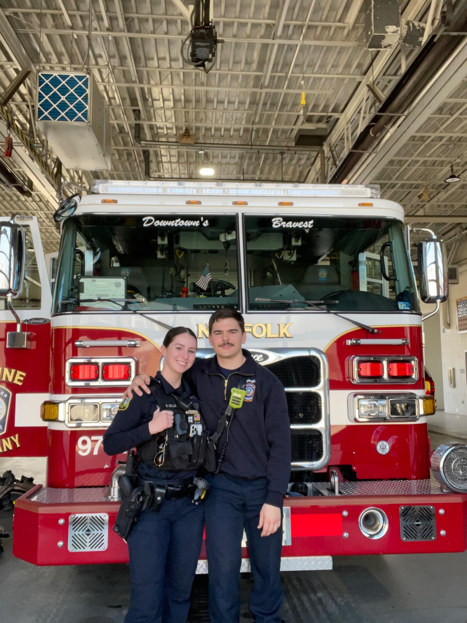 We became first responders! 

Sam - VBPD & Jared - NFR