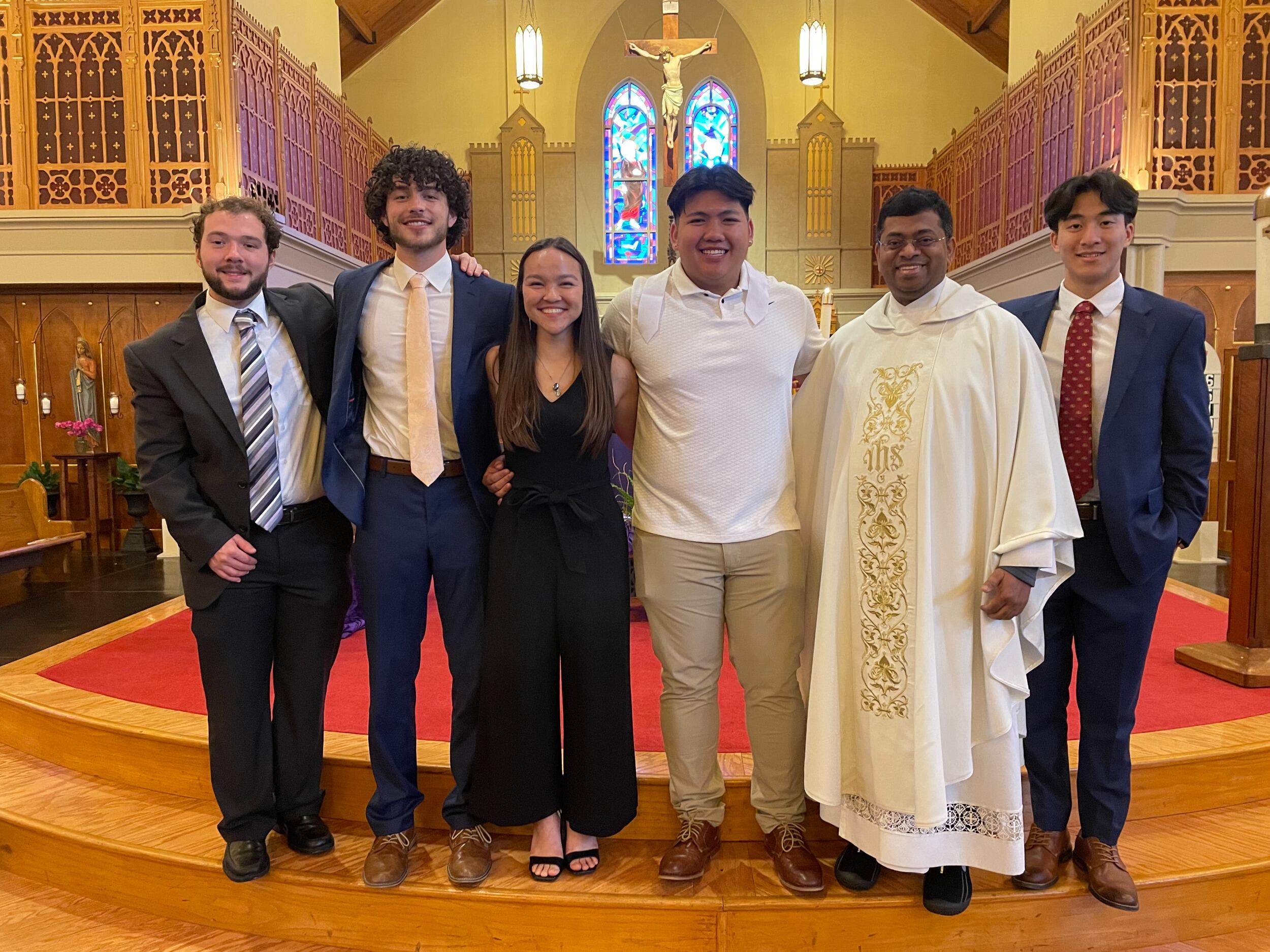 David gets baptized!
