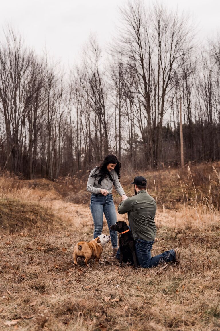 THE PROPOSAL. 

Travis originally told Tiffany that he knew he wanted to marry her, but wanted to wait to propose until they lived together full time. 

Guess he couldn't wait! ;) 