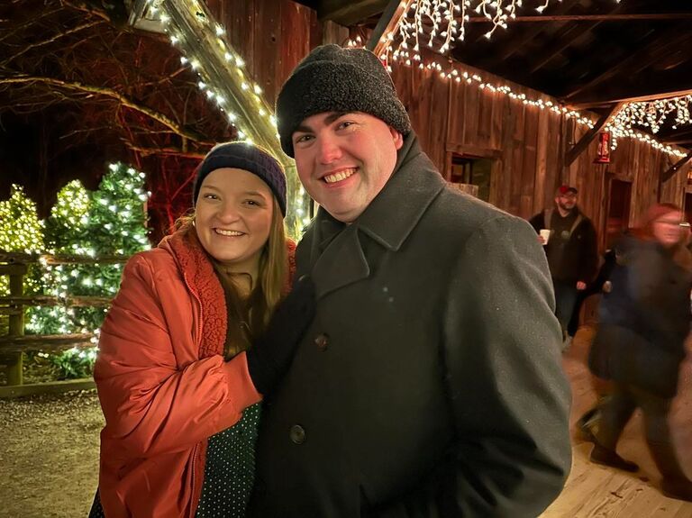 A date night in Ohio to Clifton Mill, Kim got to experience an Ohio winter  for the first time!